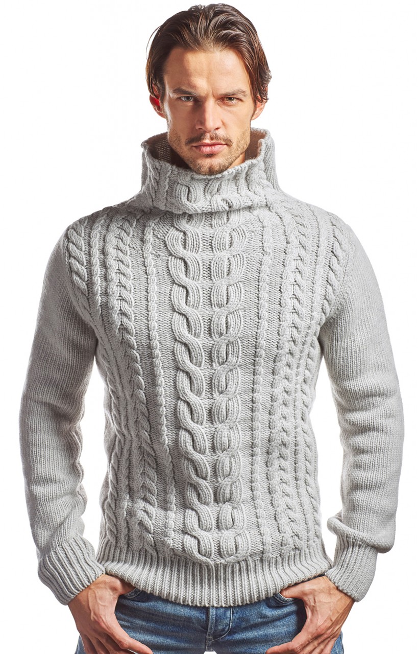 ROUGH MERINO KNITTED PULLOVER
